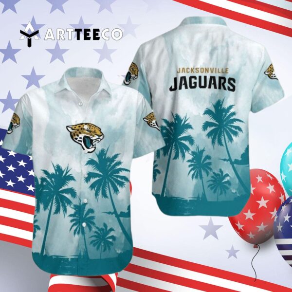 Indianapolis Colts Coconut Trees Hawaiian Shirt 4