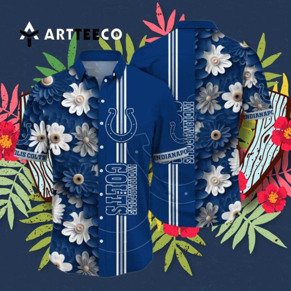 Indianapolis Colts Daylight Aloha Hawaiian Shirt 3