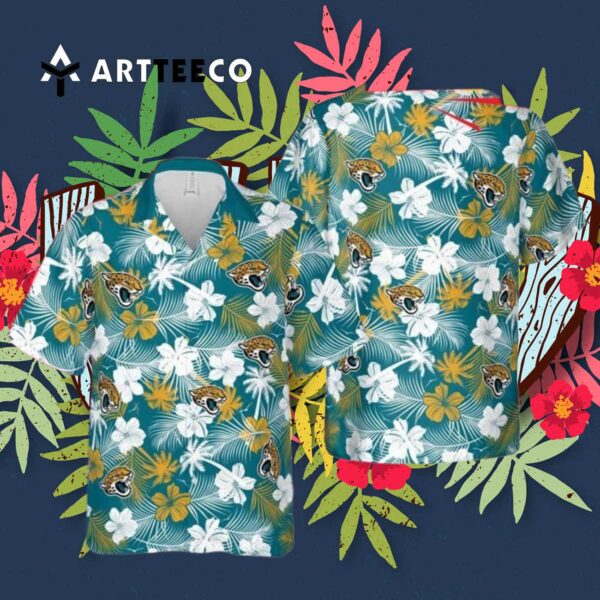 Indianapolis Colts Floral Football Aloha Hawaiian Shirt 3