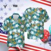 Indianapolis Colts Floral Football Aloha Hawaiian Shirt 4