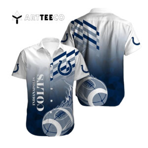 Indianapolis Colts Football Logo V2 Hawaiian Shirt 1