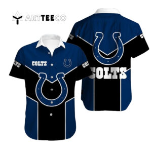 Indianapolis Colts Football Logo V3 Hawaiian Shirt 1
