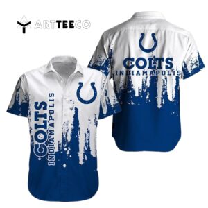 Indianapolis Colts Football Magic Pattern Hawaiian Shirt 1