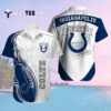 Indianapolis Colts Football Pattern Hawaiian Shirt 2