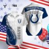 Indianapolis Colts Football Pattern Hawaiian Shirt 4