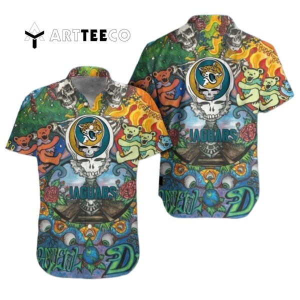 Indianapolis Colts Grateful Dead Hawaiian Shirt 1