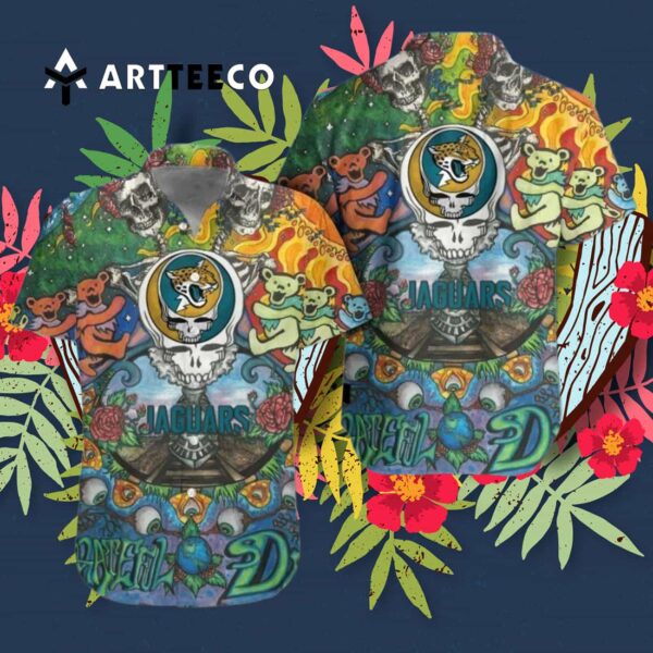 Indianapolis Colts Grateful Dead Hawaiian Shirt 3