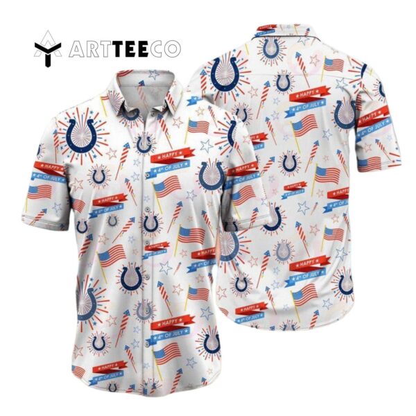 Indianapolis Colts Independence Day Hawaiian Shirt 1