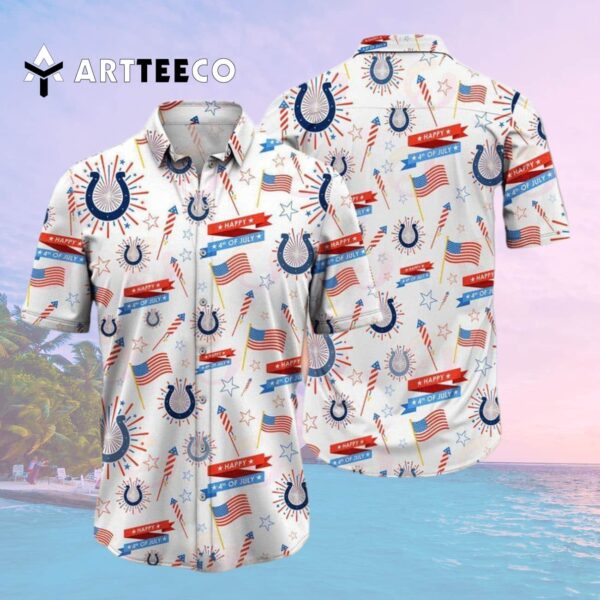 Indianapolis Colts Independence Day Hawaiian Shirt 2