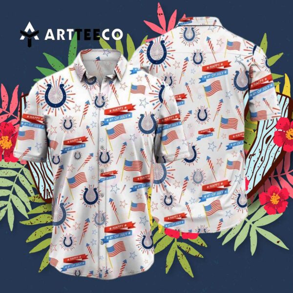 Indianapolis Colts Independence Day Hawaiian Shirt 3