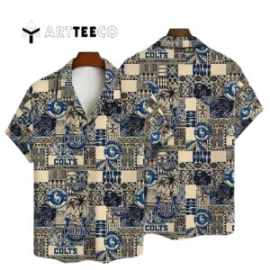 Indianapolis Colts National Football League 2025 Aop V10 Hawaiian Shirt 1