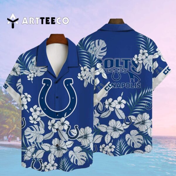 Indianapolis Colts National Football League 2025 Aop V28 Hawaiian Shirt 2