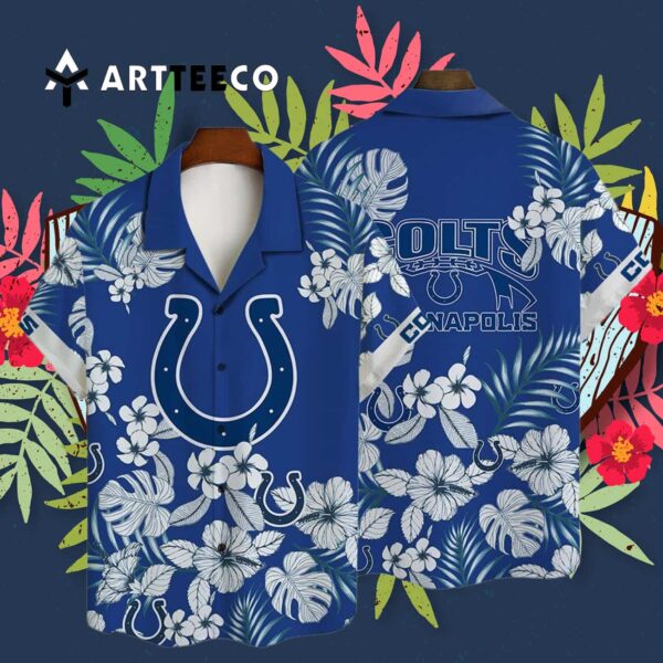 Indianapolis Colts National Football League 2025 Aop V28 Hawaiian Shirt 3