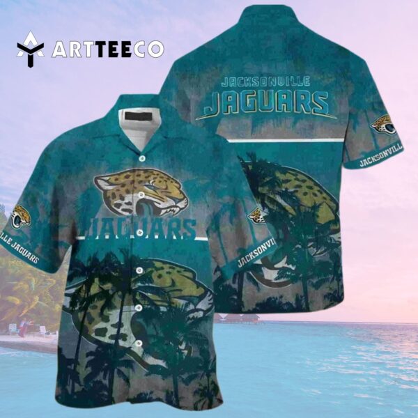 Indianapolis Colts Palm Tropical Hawaiian Shirt 2