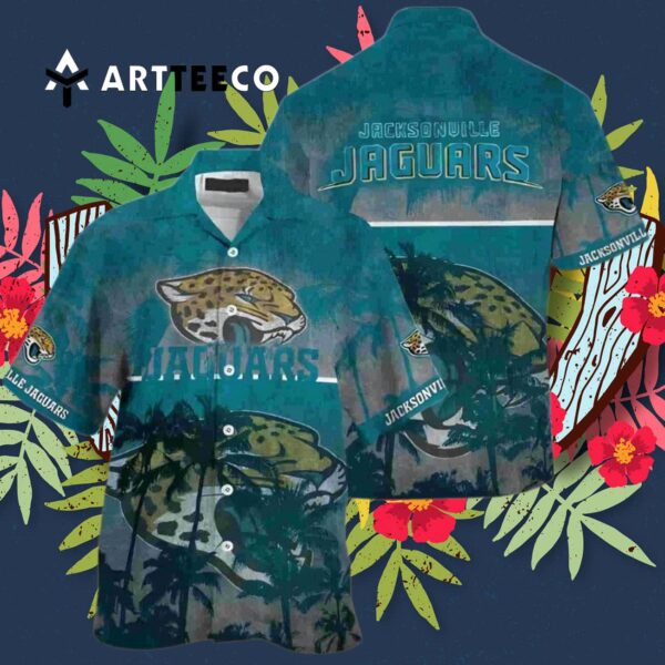 Indianapolis Colts Palm Tropical Hawaiian Shirt 3
