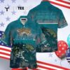 Indianapolis Colts Palm Tropical Hawaiian Shirt 4