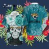 Indianapolis Colts Skull Flower Hawaiian Shirt 3