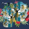 Indianapolis Colts Snoopy Tropical Hawaiian Shirt 3
