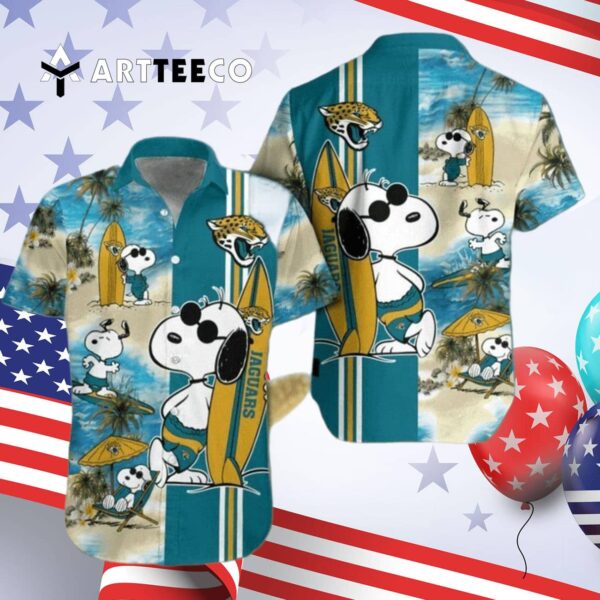 Indianapolis Colts Snoopy Tropical Hawaiian Shirt 4