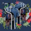 Indianapolis Colts Us Flag Skull Hawaiian Shirt 3