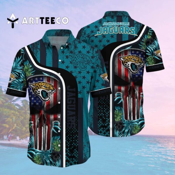 Indianapolis Colts Us Flag Skull Hawaiian Shirt 1 2