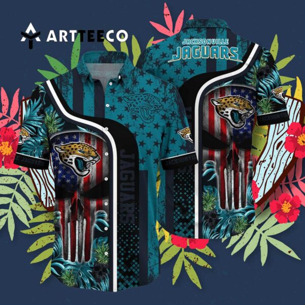 Indianapolis Colts Us Flag Skull Hawaiian Shirt 1 3
