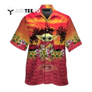 Kansas City Chiefs Baby Yoda Star Wars Hawaiian Shirt 1