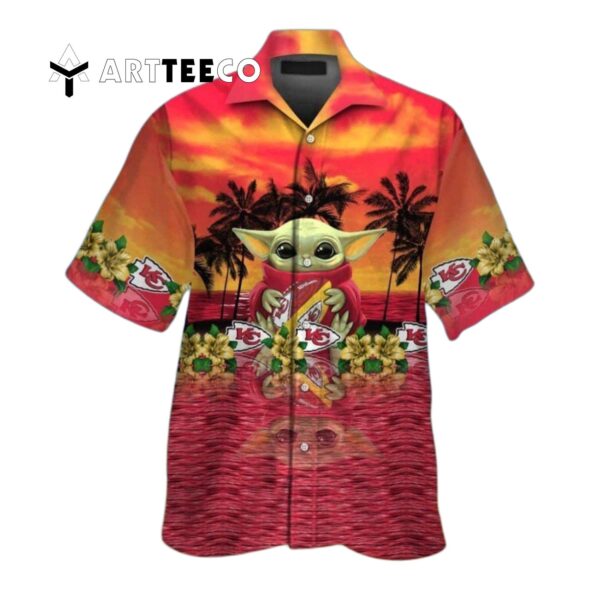 Kansas City Chiefs Baby Yoda Star Wars Hawaiian Shirt 1