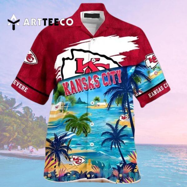 Kansas City Chiefs Beach Aloha Hawaiian Shirt 2