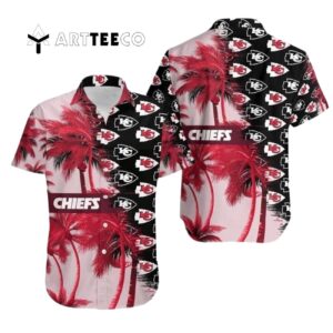 Kansas City Chiefs Coconut Tree Hawaiian Shirt 1