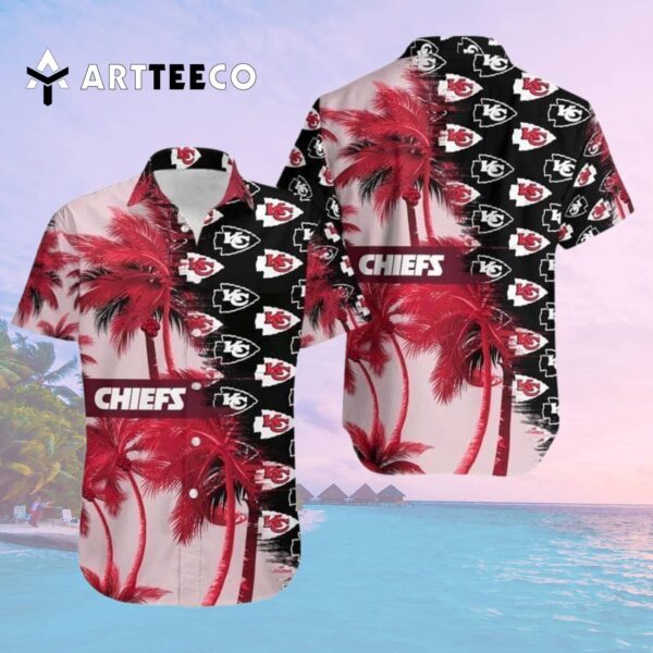 Kansas City Chiefs Coconut Tree Hawaiian Shirt 2