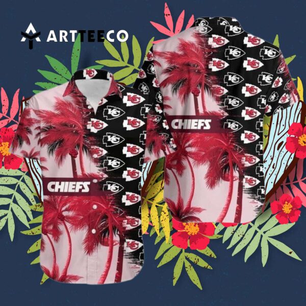 Kansas City Chiefs Coconut Tree Hawaiian Shirt 3