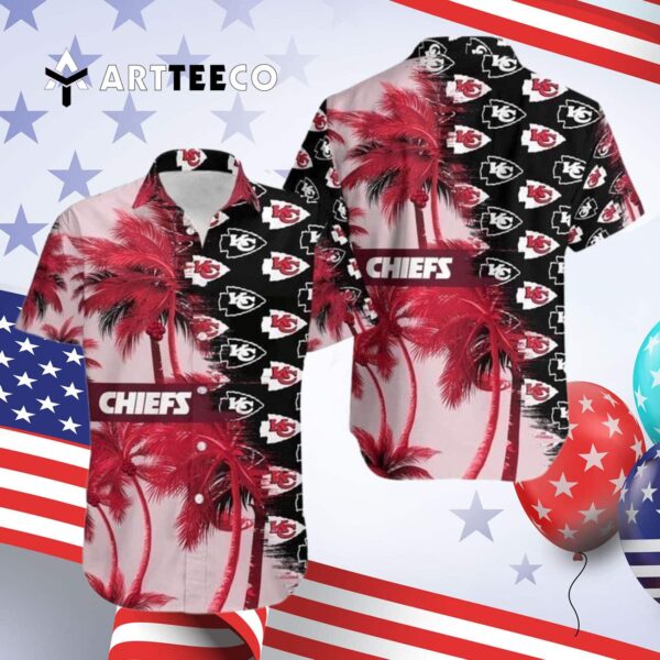Kansas City Chiefs Coconut Tree Hawaiian Shirt 4