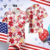 Kansas City Chiefs Flower Pattern Hawaiian Shirt 4