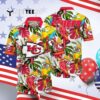 Kansas City Chiefs Flower Summer Colorful Hawaiian Shirt 4