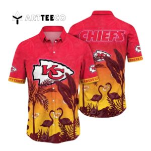 Kansas City Chiefs Flower Summer Hawaiian Shirt 1