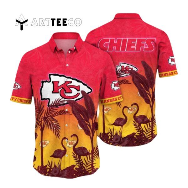 Kansas City Chiefs Flower Summer Hawaiian Shirt 1