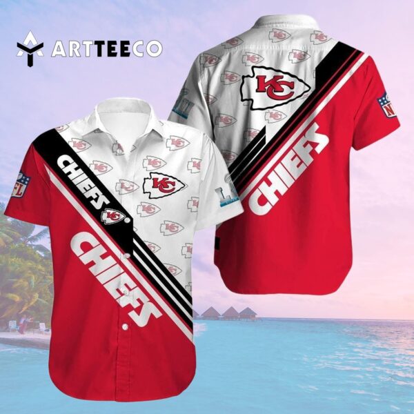 Kansas City Chiefs Football Logo Hawaiian Shirt 2