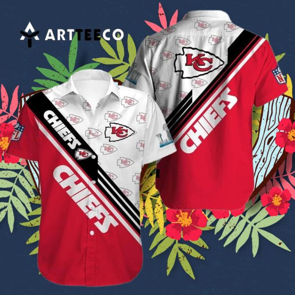 Kansas City Chiefs Football Logo Hawaiian Shirt 3