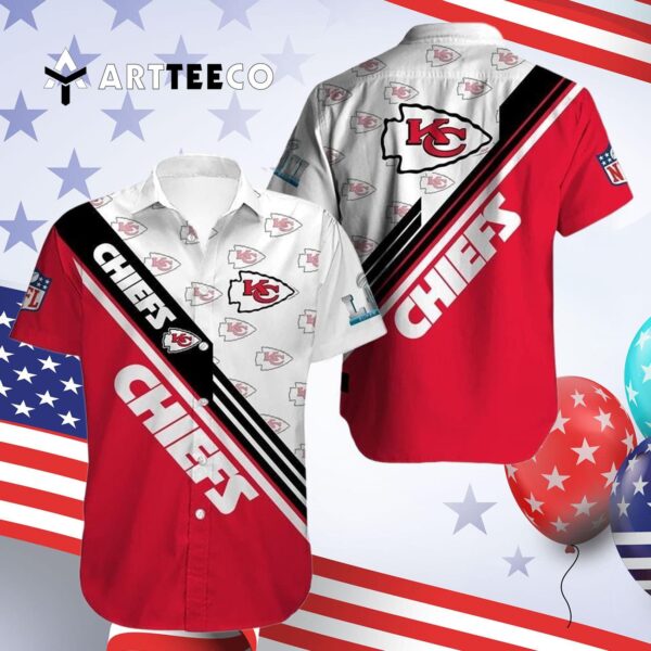 Kansas City Chiefs Football Logo Hawaiian Shirt 4