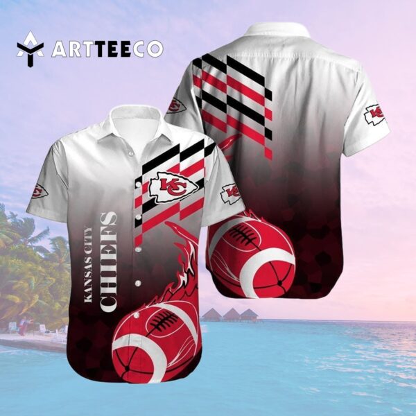 Kansas City Chiefs Football Logo V1 Hawaiian Shirt 2