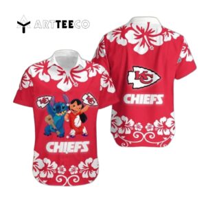 Kansas City Chiefs Lilo And Stitch Hawaiian Shirt 1
