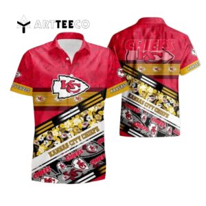 Kansas City Chiefs Logo Camo Pattern Hawaiian Shirt 1