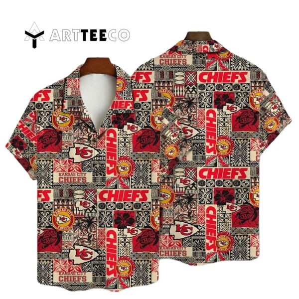 Kansas City Chiefs National Football League 2025 Aop V13 Hawaiian Shirt 1