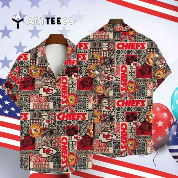 Kansas City Chiefs National Football League 2025 Aop V13 Hawaiian Shirt 4