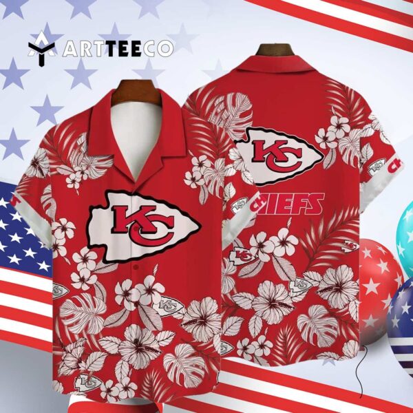 Kansas City Chiefs National Football League 2025 Aop V29 Hawaiian Shirt 4