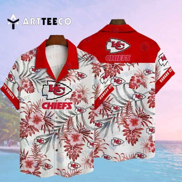 Kansas City Chiefs Nfl Pattern Hawaiian Shirt 2