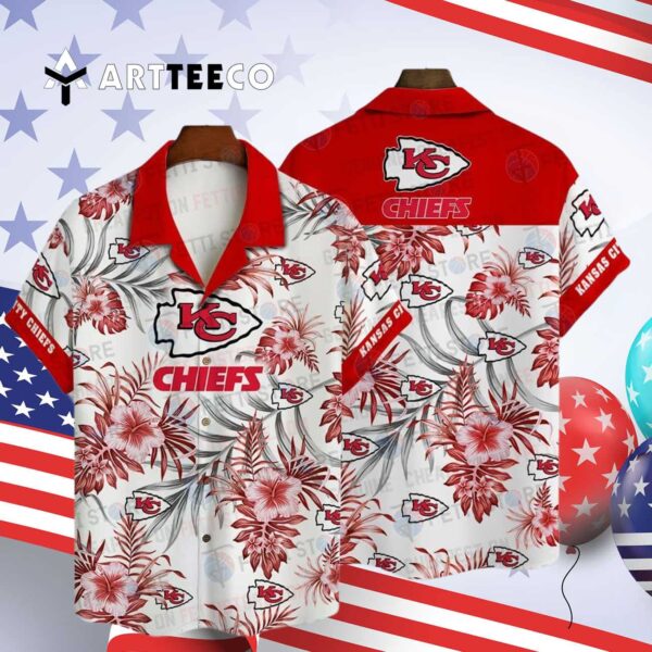 Kansas City Chiefs Nfl Pattern Hawaiian Shirt 4