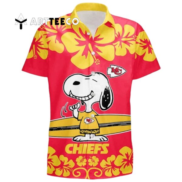 Kansas City Chiefs Snoopy Hawaiian Shirt 1