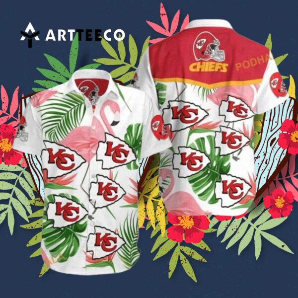 Kansas City Chiefs Special Floral Tropical Hawaiian Shirt 3